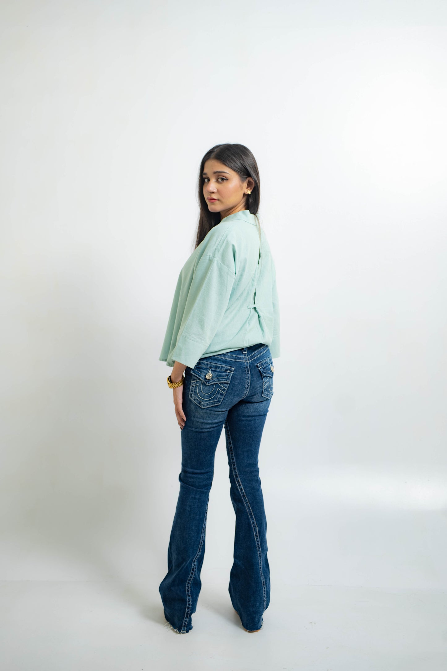 True Religion Dark Blue Bootcut Flare jeans