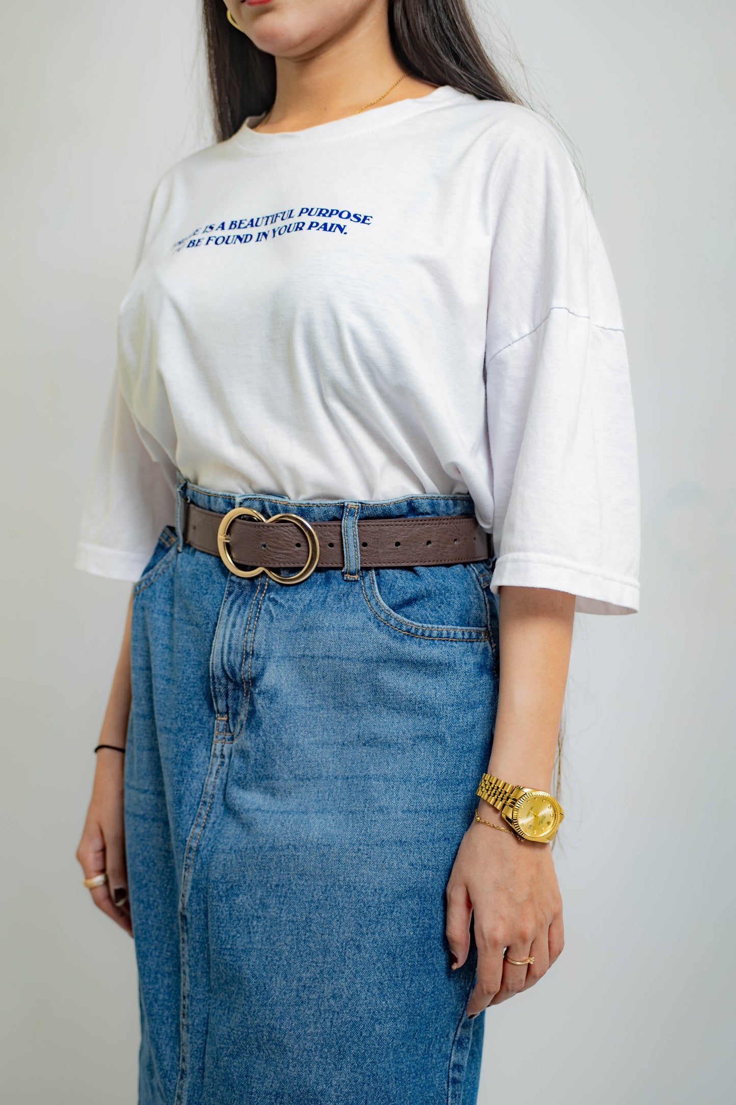 Denim 365-Long skirt