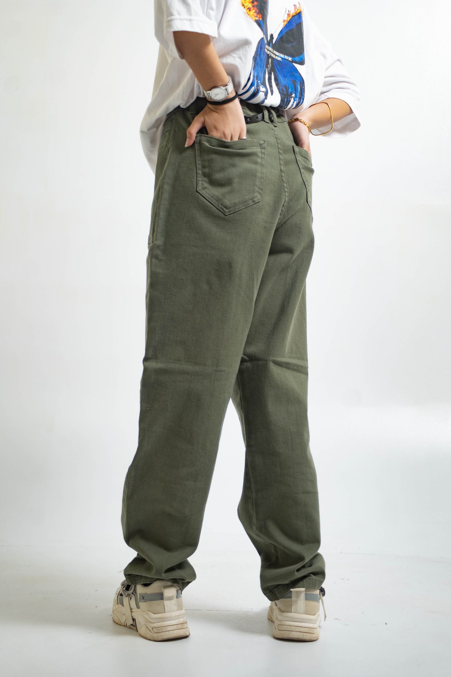 Kenzie Green Baggy jeans