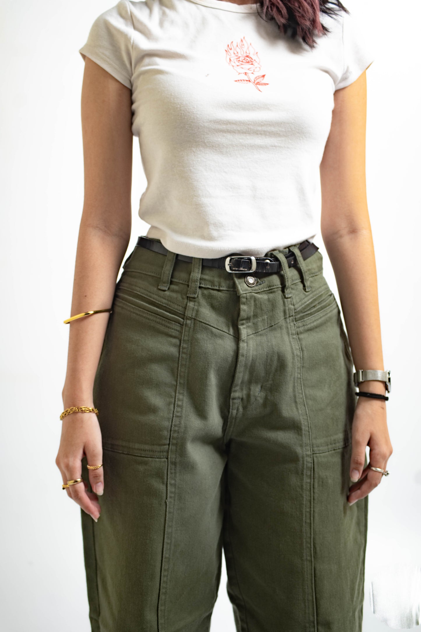 Kenzie Green Baggy jeans