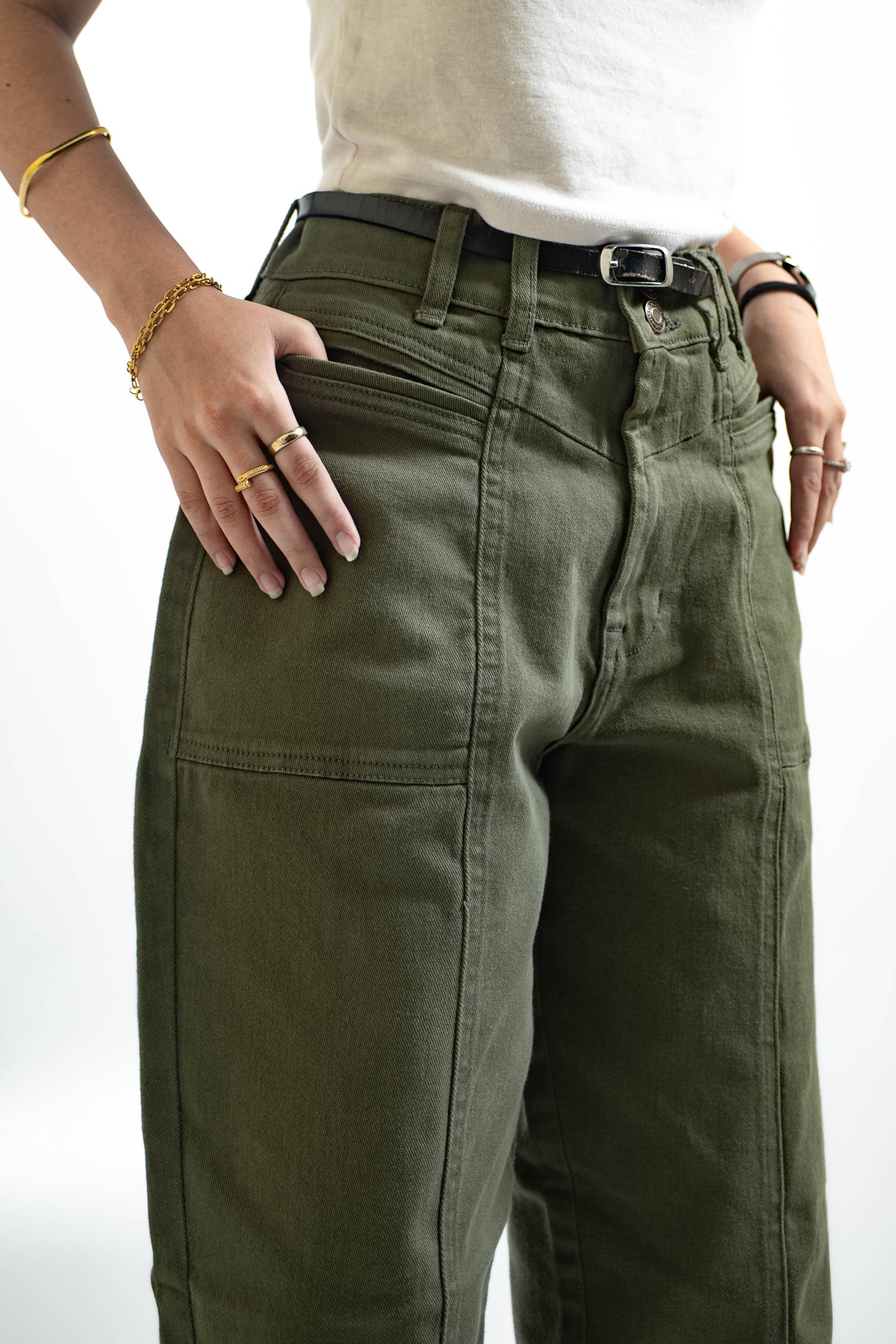 Kenzie Green Baggy jeans