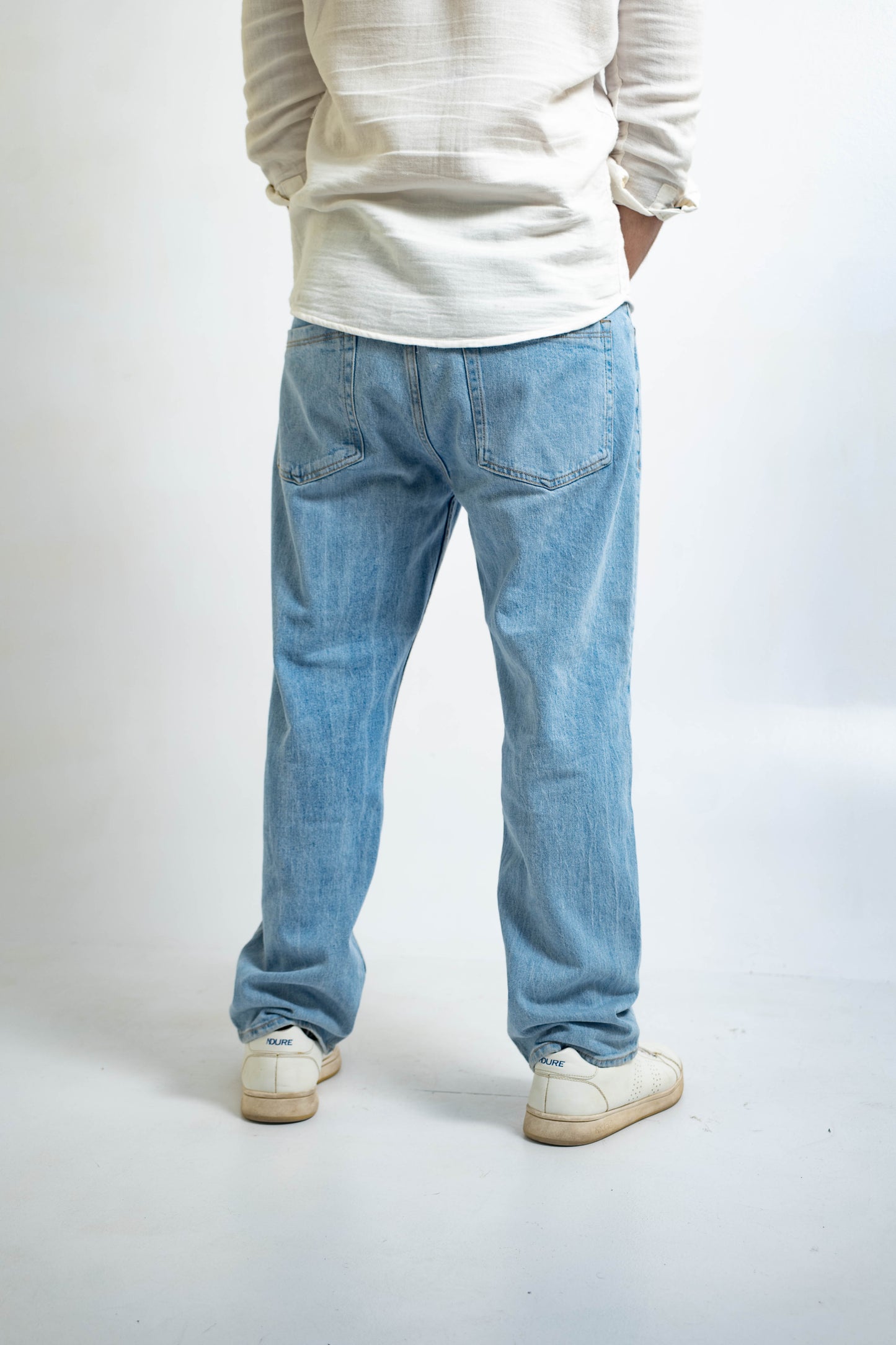 CROSSHATCH Light Blue Baggy Jeans