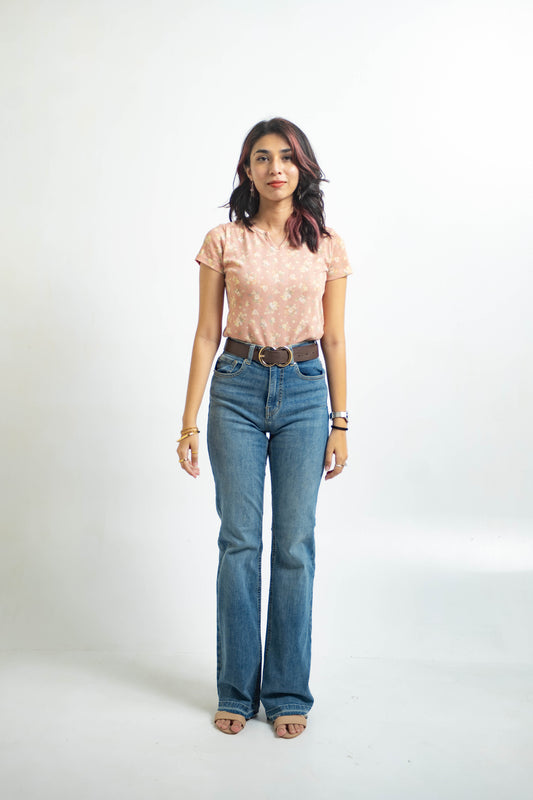 Markup-Blue Bootcut